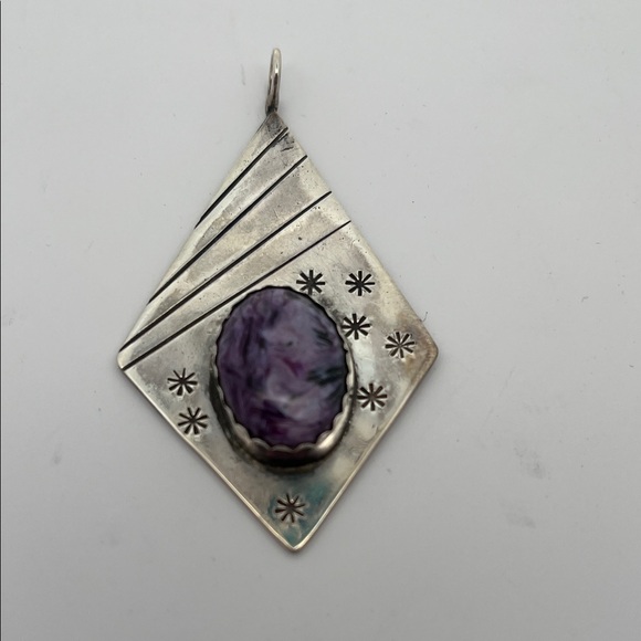 Jewelry - Silver and Purple Pendant